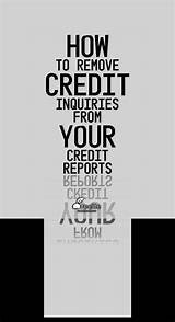 Remove Credit Inquiries Online Photos