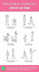 Images of Leg Workout Exercises