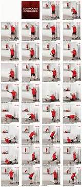 Images of Compound Exercise Routine