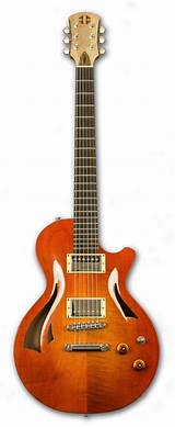 American Made Semi Hollow Guitars Photos