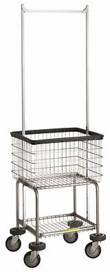 Pictures of Commercial Laundry Cart With Hanging Rack