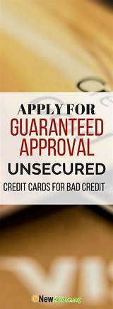 Guaranteed Approval Unsecured Credit Cards For Poor Credit Pictures