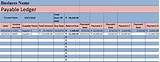 General Ledger Excel Accounting Software Images