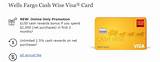Wells Fargo Credit Card Cash Wise Pictures