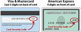 Images of 3 Digit Number On Credit Card
