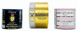 Photos of Custom Gold Foil Labels