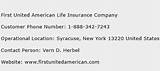 Pictures of First United American Life Insurance Company Customer Service