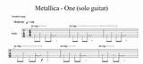 How To Play One By Metallica On Guitar Tabs Images