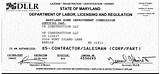 Contractor License Maryland Requirements Images