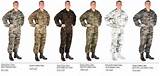 Photos of Army Uniform Levels