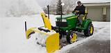 Universal Snow Blade For Lawn Tractor
