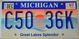 Images of Michigan License Plate Number