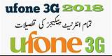 Ufone Internet Packages 2018