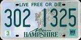 New Hampshire License Plate Slogan Photos