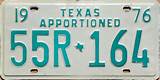 Pictures of Apportioned Plates Texas