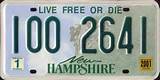 Images of New Hampshire License Plate Slogan