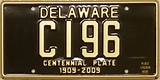 Delaware Centennial Plate Images