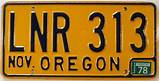 Images of Pictures Of Oregon License Plates