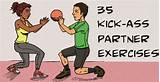 Images of Partner Fitness Exercises