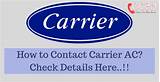 Carrier Contact Number Images