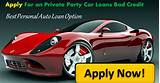 Auto Loans For Private Purchase