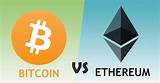 Bitcoin Vs Ethereum Price Images