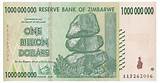 Images of Zimbabwe Dollar Value