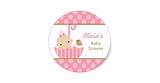 Images of Baby Shower Stickers Girl