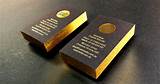 Business Cards Gold