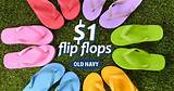 Photos of Old Navy Dollar Flip Flops 2017