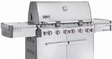 Weber Summit S 670 Stainless Steel Gas Grill Propane Images