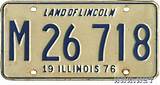 Illinois Government License Plates Photos