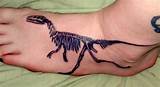 Photos of Dinosaur Fossil Tattoo