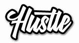 Pictures of Hustle Sticker