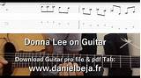 Donna Guitar Lesson