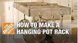 Pictures of Kitchen Hanging Pot And Pan Rack