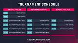 Overwatch Tournament Schedule Photos