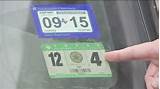 Photos of Inspection And Registration Sticker