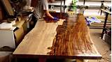 Pictures of Wood Veneer Table