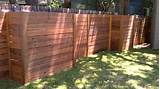 Wood Fence With Metal Posts Photos