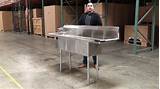 Commercial Free Standing Stainless Steel Sink