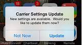 How To Update Carrier Settings On Iphone Pictures
