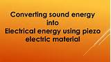 Photos of Sound Energy To Electrical Energy