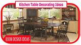 Ideas For Decorating Kitchen Table Images