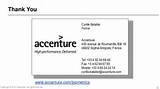 Photos of Accenture Business Card