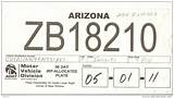 Temporary Car License Plate Images