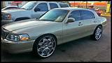 Pictures of Lincoln Town Car On 24 Inch Rims