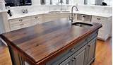 Images of Walnut Wood Kitchen Countertops