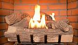 Fake Wood For Gas Fireplace Images