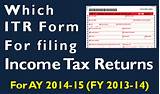 Photos of Income Tax Filing Form